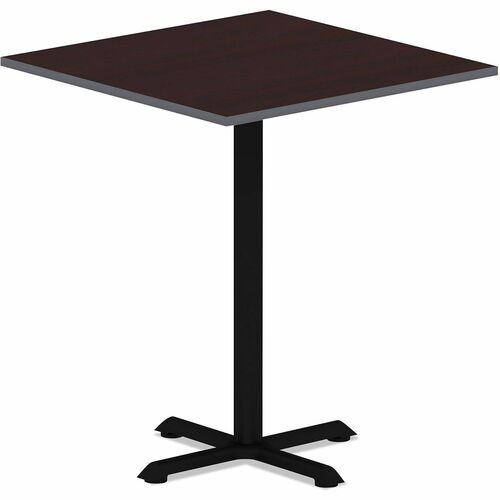 Alera Reversible Laminate Table Top, Square, 35.38w x 35.38d, Medium Cherry/Mahogany - Mahogany Square, Medium Cherry Top - 1" Table Top Thickness x 35.30" Width x 35.30" Depth - Training - Assembly Required - Laminate, Wood Grain Top Material