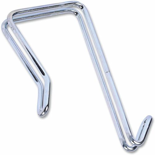 Alera Hook - 4.8" Height x 0.5" Width - Single Sided, Wire Hook - for Garment, Coat, Hat, Accessories, Office, Cubicle, Panel - Steel, Metal - Silver