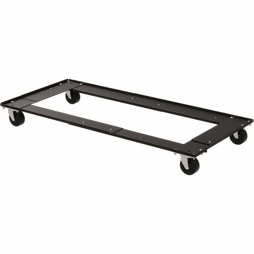 Alera Dolly - 1000 lb Load Capacity - 4 Casters - 3" Caster Size - Steel - 42" Width x 24" Depth x 4" Height - Black