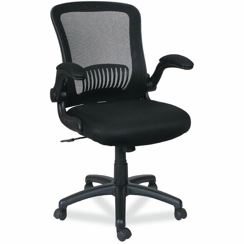 Alera EB-E Chair - Black Seat Color - Mesh Seat Material - Black Back Color - Mesh Back Material - Black Frame Color - Nylon Frame Material - Mid Back - Armrest