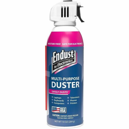 Endust Electronics Multi-Purpose Duster - For Multipurpose - 10 oz - Moisture-free, Residue-free - Electric Blue - 1 Can
