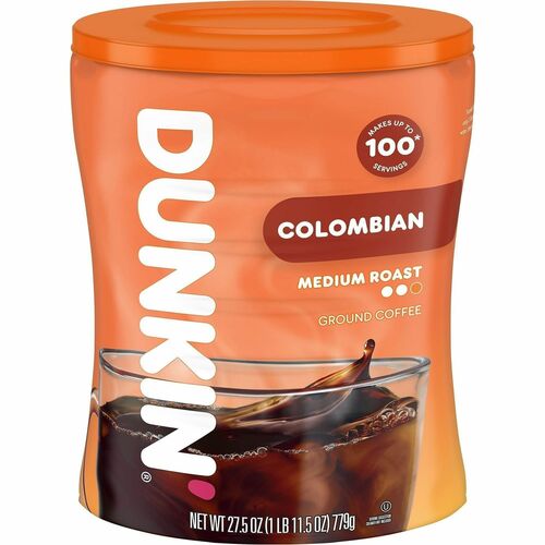 Dunkin' Donuts Ground Colombian Coffee - Medium - Ground - Colombian