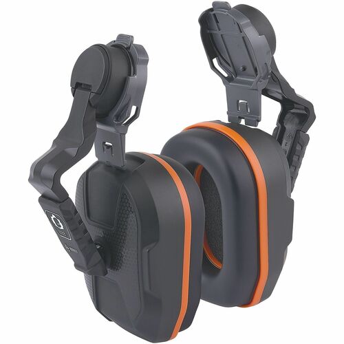 Ergodyne Skullerz 8881 Non-Conductive Hard Hat Mounted Earmuffs - Recommended for: Construction, Utility, Oil & Gas, Manufacturing, Transportation, General Purpose - 27 - Noise, Noise Reduction Rating Protection - Acrylonitrile Butadiene Styrene (ABS) - G
