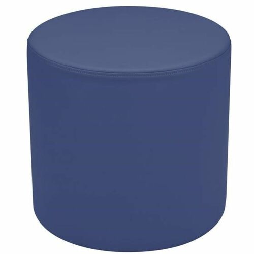 Learniture Shapes Series II Modular Soft Seating - Vinyl Seat Material - Engineered Wood Frame Material - Navy - Foam
