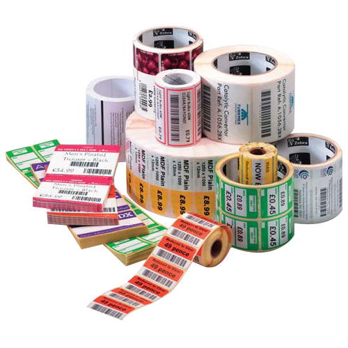 Zebra Label Paper 4 x 3in Thermal Transfer Zebra Z-Select 4000T 1 in core - 4" Width x 3" Length - Permanent Adhesive - Thermal Transfer - White - Paper, Acrylic - Perforated - 930 / Roll - 12 / Roll