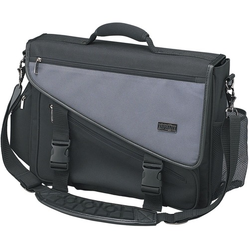 Tripp Lite Profile Brief Bag Notebook Laptop Computer Carrying Case Nylon - Top-loading - Nylon - Charcoal Gray, Black"