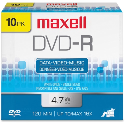 <p>DVD Recordable Discs have a high capacity of 4.7 GB. They feature a high quality organic dye recording layer and are read compatible with DVD-ROM, DVD-RAM, DVD Video and DVD Audio.</p>