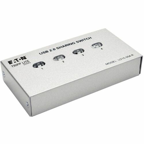 Tripp Lite 4-Port USB 2.0 Hi-Speed Printer / Peripheral Sharing Switch - USB - 4 USB Port(s) - 4 USB 2.0 Port(s)