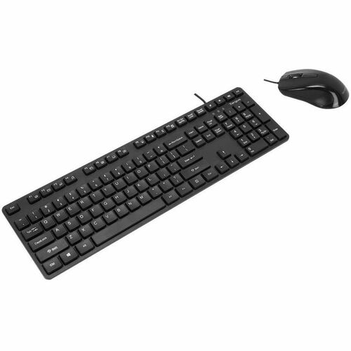 Targus BUS0067 Corporate HID Keyboard and Mouse - USB Wired Keyboard - 104 Key - Black - USB Mouse - Optical - 3 Button - Scroll Wheel - QWERTY - Black