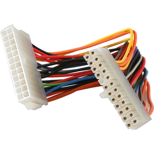 StarTech.com Power extension cable - 24 pin ATX (M) - 24 pin ATX (F) - 20 cm - 8" Cord Length