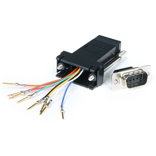StarTech.com DB9 to RJ45 Modular Adapter - M/F - Serial adapter - DB-9 (M) - RJ-45 (F) - Convert your DB9 female connector into an RJ45 female connector