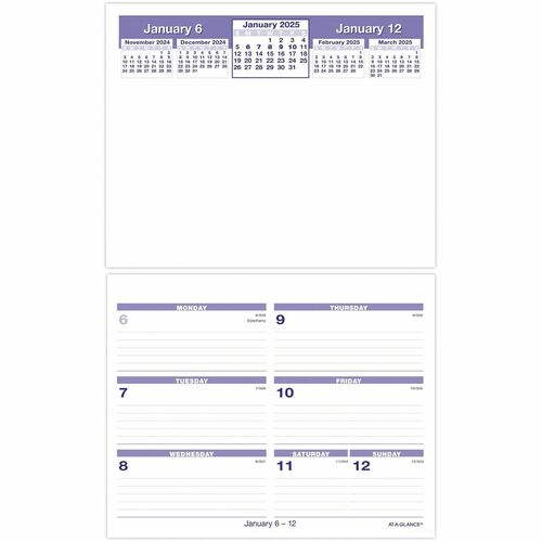 At A Glance Flip A Week Desk Calendar Refill Desk Calendars Pads At A Glance Flip A Week Desk Calendar Refill Desk Calendars Pads