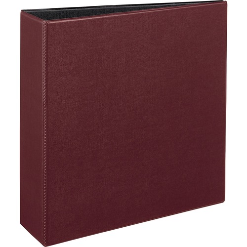 Avery® DuraHinge Slant D-ring Durable Binder - 3" Binder Capacity - Letter - 8 1/2" x 11" Sheet Size - 600 Sheet Capacity - 3 x Slant D-Ring Fastener(s) - 2 Internal Pocket(s) - Burgundy - Recycled - Gap-free Ring, Stacked Pocket, Exposed Rivet, Durab