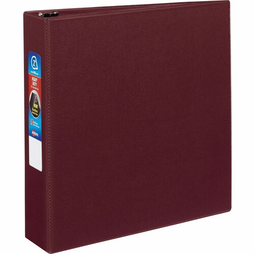 Avery® 2" Heavy-Duty Binder - 2" Binder Capacity - Letter - 8 1/2" x 11" Sheet Size - 540 Sheet Capacity - Ring Fastener(s) - 4 Pocket(s) - Polypropylene - Recycled - Pocket, Heavy Duty, One Touch Ring, Long Lasting, Tear Resistant, Split Resistant, L