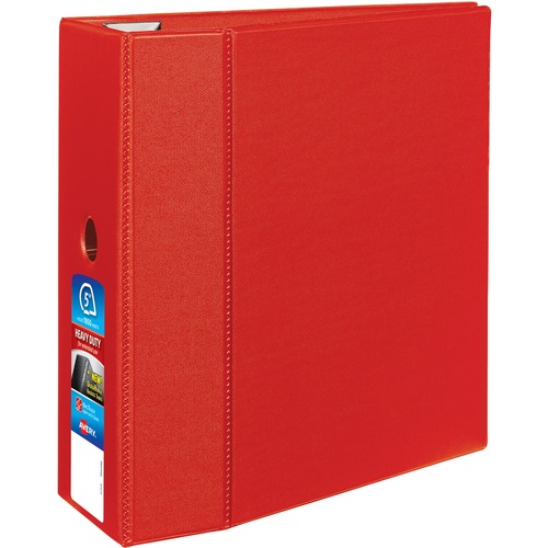 Avery® Heavy-Duty Red 5" Binder (79586) - Avery® Heavy-Duty 3 Ring Binder, 5" One Touch EZD® Rings, 2.3/4.8" Spine, 1 Red Binder (79586)