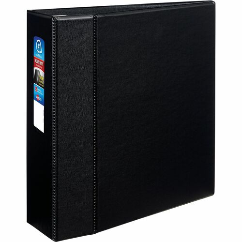 Avery® 4" Heavy Duty Binder - 4" Binder Capacity - Letter - 8 1/2" x 11" Sheet Size - 780 Sheet Capacity - Ring Fastener(s) - 4 Pocket(s) - Polypropylene - Recycled - Pocket, Heavy Duty, One Touch Ring, Long Lasting, Tear Resistant, Split Resistant, L