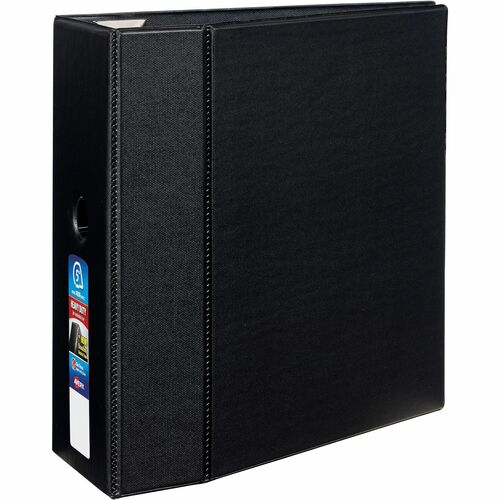 Avery® 5" Heavy-Duty Binder - 5" Binder Capacity - Letter - 8 1/2" x 11" Sheet Size - 1050 Sheet Capacity - Ring Fastener(s) - 4 Pocket(s) - Polypropylene - Recycled - Pocket, Heavy Duty, One Touch Ring, Thumb Hole, Long Lasting, Tear Resistant, Split