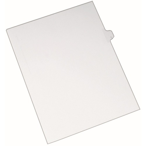 Avery® Individual Legal Dividers Allstate(R) Style, Letter Size, Side Tab I (82171) - 25 x Divider(s) - Side Tab(s) - I - 1 Tab(s)/Set - 8.5" Divider Width x 11" Divider Length - Letter - White Paper Divider - Clear Tab(s) - 20% Recycled