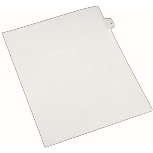 Avery® Alllstate Style Individual Legal Dividers - 25 x Divider(s) - Side Tab(s) - 5 - 1 Tab(s)/Set - 8.5" Divider Width x 11" Divider Length - Letter - 8.50" Width x 11" Length - Paper Divider - White Tab(s) - Recycled - 1