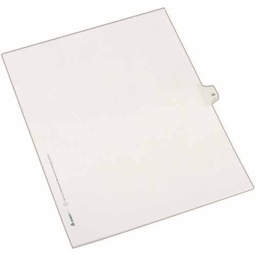 Avery® Alllstate Style Individual Legal Dividers - 25 x Divider(s) - Side Tab(s) - 38 - 1 Tab(s)/Set - 8.5" Divider Width x 11" Divider Length - Letter - 8.50" Width x 11" Length - Paper Divider - White Tab(s) - Recycled - 1