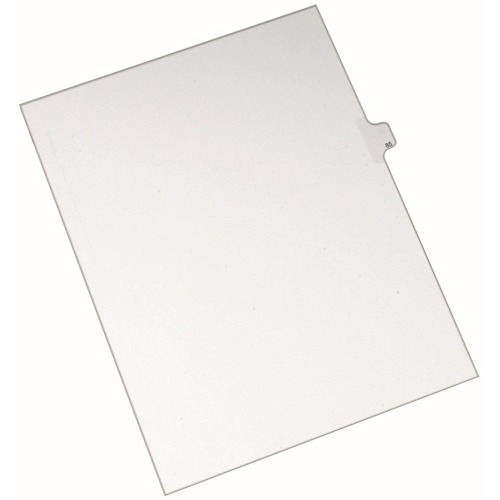 Avery® Alllstate Style Individual Legal Dividers - 25 x Divider(s) - Side Tab(s) - 85 - 1 Tab(s)/Set - 8.5" Divider Width x 11" Divider Length - Letter - 8.50" Width x 11" Length - White Paper Divider - Recycled - 1