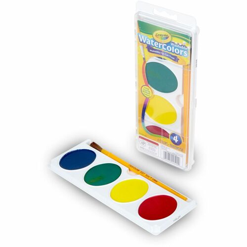 Crayola Washable Watercolors Set - 4.50 oz - 4 / Set - Assorted