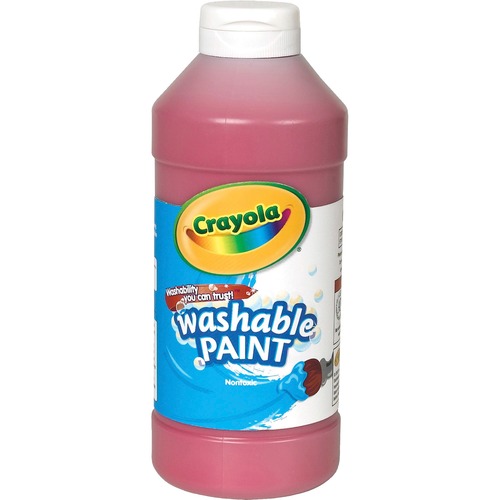 Crayola Washable Paint - 16 oz - 1 Each - Red