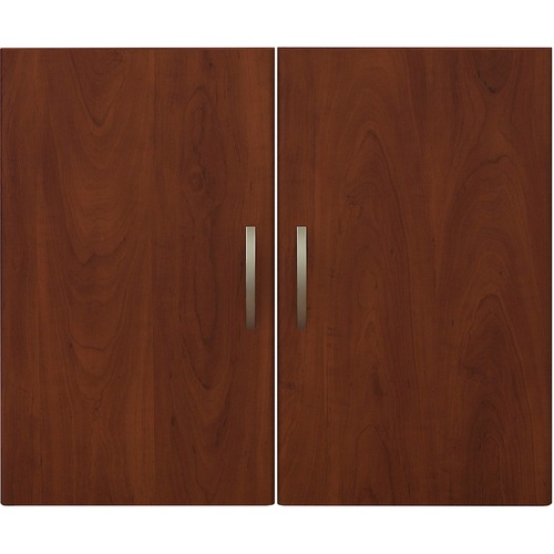 Bush Business Furniture Series C Half Height 2 Door Kit - 29" Height x 35" Width x 0.8" Depth x 1" Thickness - 2 Door(s) - Material: Engineered Wood, Polyvinyl Chloride (PVC) - Finish: Hansen Cherry, Thermofused Laminate (TFL) - Scratch Resistant, Stain R
