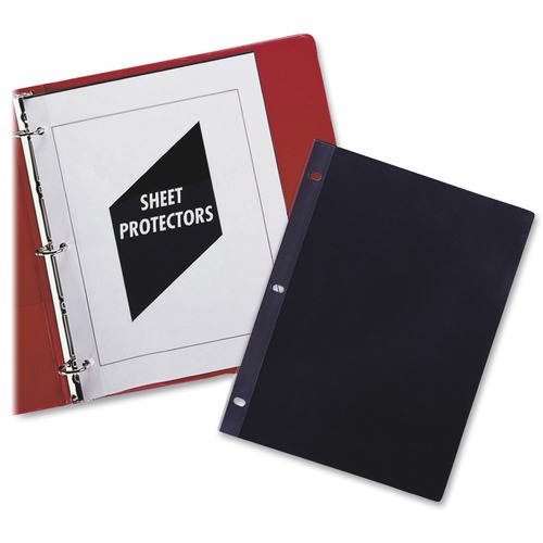 C-Line Sheet Protectors - For Letter 8 1/2" x 11" Sheet - 3 x Holes - Ring Binder - Clear - Poly - 50 / Box