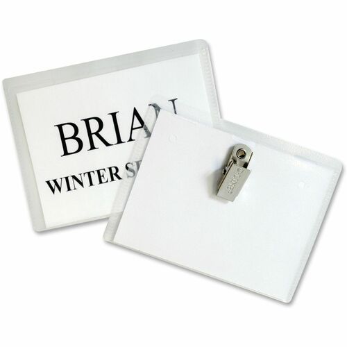 Badge Holders, Name Tag Holders, Plastic Badge Holders in Stock 