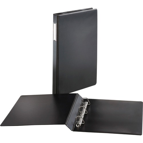 Cardinal Legal-size Slant-D Binders - 1" Binder Capacity - Legal - 8 1/2" x 14" Sheet Size - 240 Sheet Capacity - 5/8" Spine Width - 3 x D-Ring Fastener(s) - Vinyl - Black - 1.29 lb - Recycled - Label Holder, Hinged, Heavyweight - 1 Each