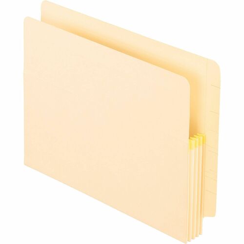 Pendaflex Letter Recycled File Pocket - 8 1/2" x 11" - 3 1/2" Expansion - Tyvek - Manila - 10% Recycled - 25 / Box