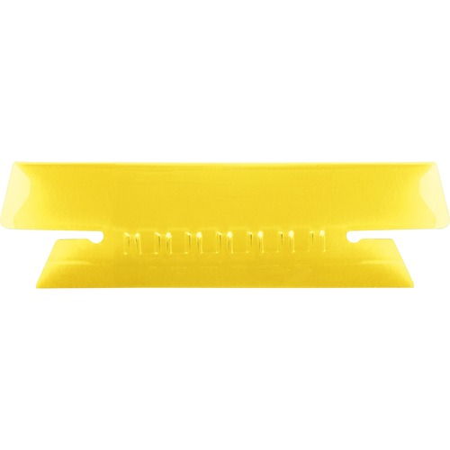 Pendaflex Hanging Folder Plastic Insertable Tabs - 25 Tab(s) - 3 Tab(s)/Set3.50" Tab Width - Yellow Plastic Tab(s) - Recycled - 25 / Pack