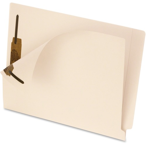 Pendaflex Letter Recycled End Tab File Folder - 8 1/2" x 11" - 2 Fastener(s) - 2" Fastener Capacity - Manila - 10% Recycled - 50 / Box