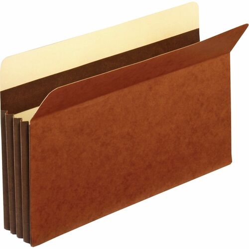 Pendaflex Legal Recycled Expanding File - 8 1/2" x 14" - 3 1/2" Expansion - Tyvek - Brown - 10% Recycled - 25 / Box = GLWC1526EHD