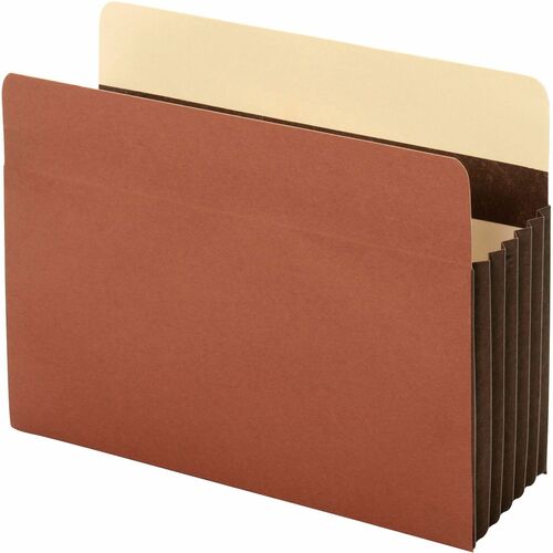 Pendaflex Letter Recycled Expanding File - 8 1/2" x 11" - 5 1/4" Expansion - Tyvek - Brown - 10% Recycled - 10 / Box