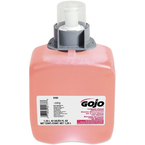 Gojo® FMX-12 Luxury Foaming Soap Refill - 42.3 fl oz (1250 mL) - Hand - Pink - 1 Each
