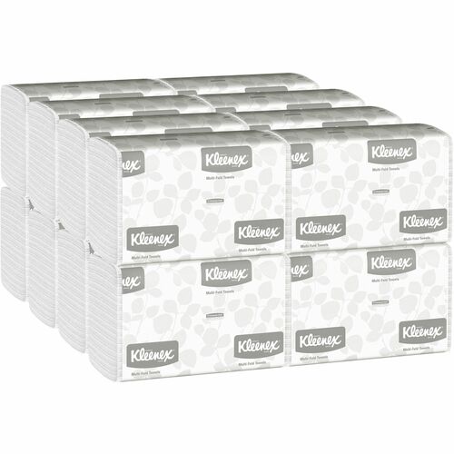Kleenex Multi-Fold Towels - 9.5" x 9.4" - White - Absorbent - 150 Per Pack