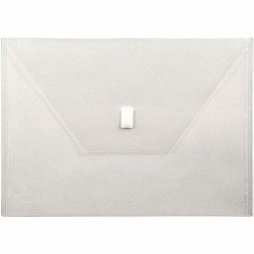 Poly 1-Pocket Reusable Envelope w/Velcro, Holds 150 Letter Size Sheets,  36/display