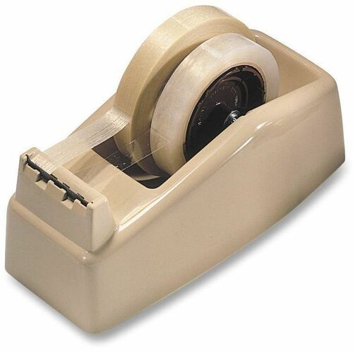 Officemate Heavy-Duty 2-in-1 Tape Dispenser - Holds Total 2 Tape(s) - Black  - 1 Each