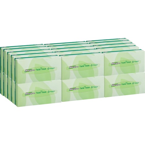 Marcal Pro Facial Tissue - Flat Box - 2 Ply - 4.50" x 8.60" - White - 100 Per Box - 30 / Carton