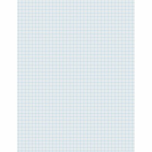 Pacon Composition Paper - Letter - Printed - Grid - 0.25" Front Line(s) Space - 16lb Basis Weight - Letter 8.5" x 11" - White Paper - Bond Paper - 500 / Ream - No Margin