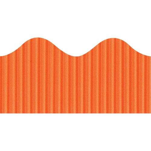Bordette Decorative Border - Orange - 2.25" x 50' - 1 Roll/Pkg