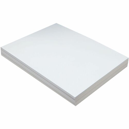 Pacon Tagboard - Craft, Art - 1.10" (27.94 mm)Height x 9" (228.60 mm)Width x 12" (304.80 mm)Length - 100 / Pack - White