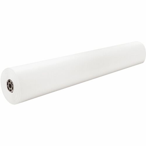 Rainbow Duo-Finish Kraft Paper - ClassRoom Project - 36" Width x 1000 ft Length - White - Kraft - 1 Roll