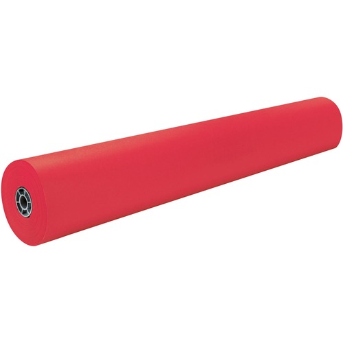 Rainbow Kraft Colored Kraft Duo-Finish Kraft Paper - ClassRoom Project - 36" Width x 1000 ft Length - Red - Kraft - 1 Roll