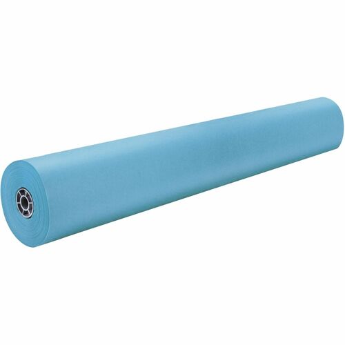 Rainbow Duo-Finish Kraft Paper - ClassRoom Project - 36" Width x 1000 ft Length - Sky Blue - Kraft - 1 Roll