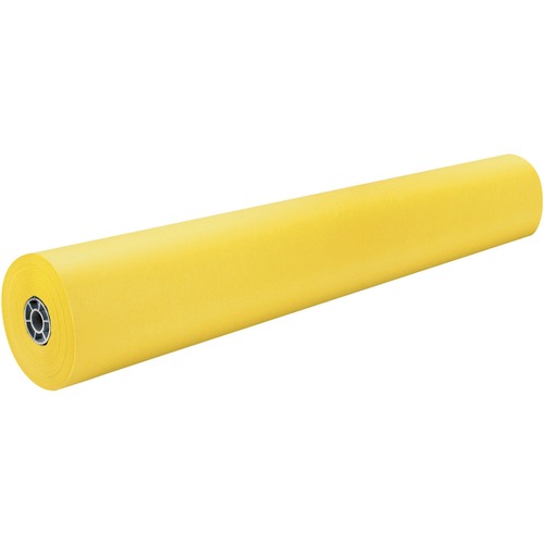 Spectra ArtKraft Duo-Finish Kraft Paper - ClassRoom Project - 36" Width x 1000 ft Length - Canary - Kraft - 1 / Roll