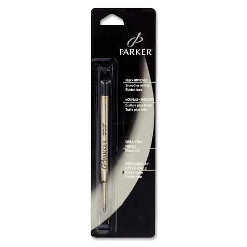 Sanford Parker Ball Pen Refill - Medium Point - Black Ink - 1 Each - Pen Refills - PAR1950369