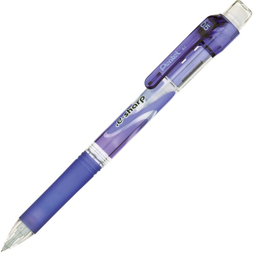 Pentel E-Sharp Mechanical Pencils - #2 Lead - 0.5 mm Lead Diameter - Refillable - Violet Barrel - 1 Each
